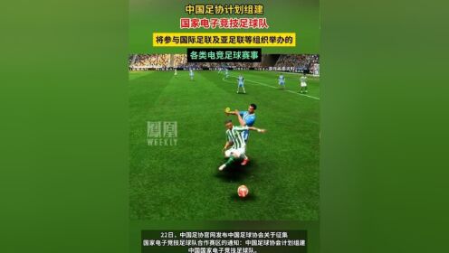 中国足协：计划组建中国国家电子竞技足球队(中国电子竞技国家队队员)
